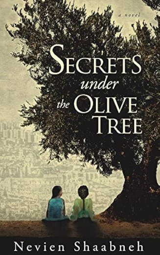 book cover for “Secrets under the Olive Tree” by Nevien Shaabneh. A sepia tone for an old-fashioned feel-Amazon.com: Books